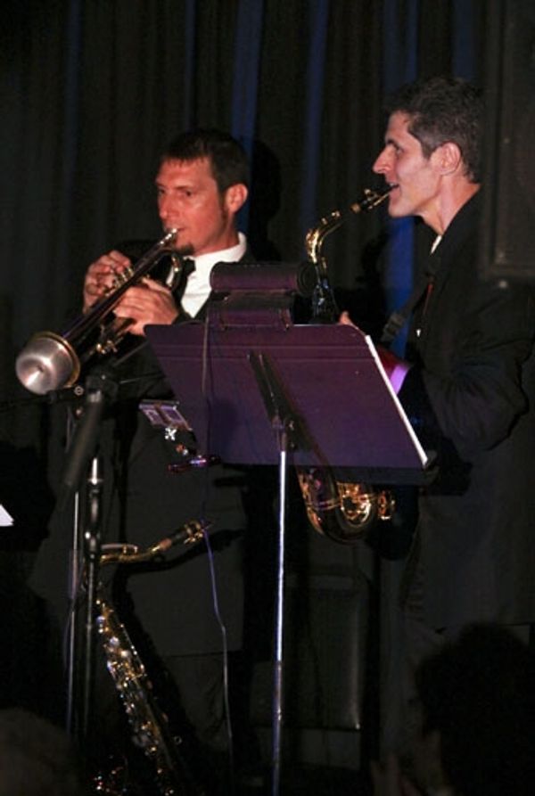 Ted Shumacher and Dave Bass at Upright Cabaret's 'Mighty Mississippi' Photo