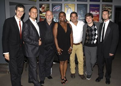 Dave Bass (Sax), Producer Chris Isaacson, MD Gerald Sternbach, Yvette Cason, Matt Zar Photo