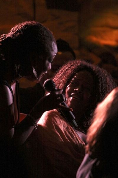 Yvette Cason and Jennifer Leigh Warren at Upright Cabaret's 'Mighty Mississippi' Photo