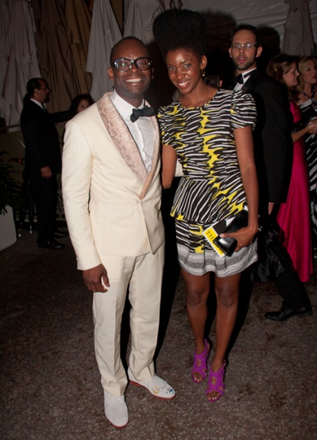 Sahr Ngaujah and Wife at 