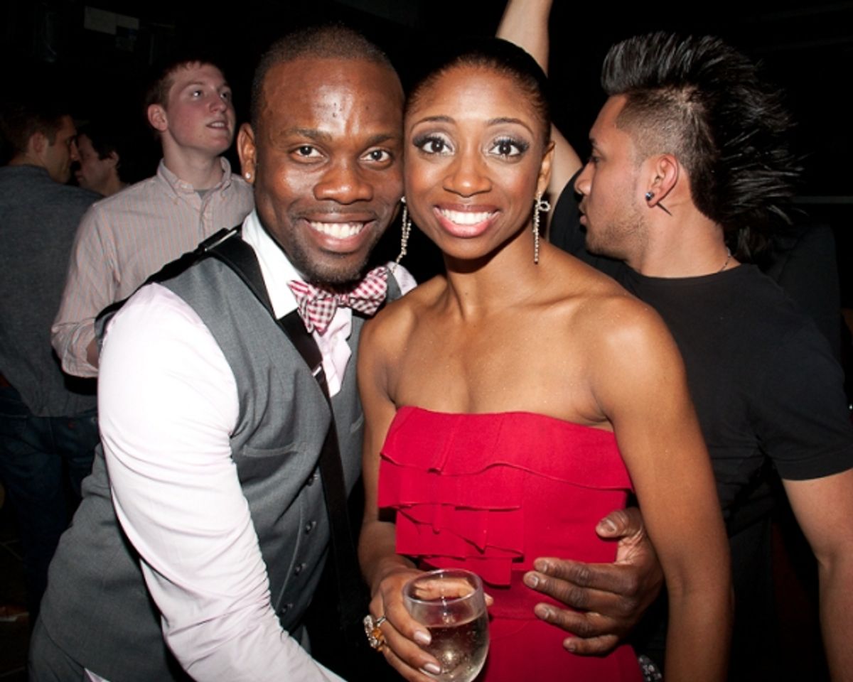 Rhett George and Montego Glover at 