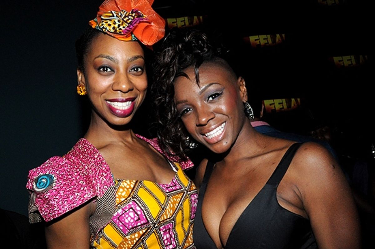 Lauren De Veaux  & Saycon Sengbloh at FELA! Tony After-Party!