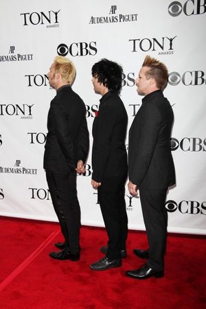 Mike Dirnt, Billie Joe Armstrong and Tre Cool of Green Day Photo