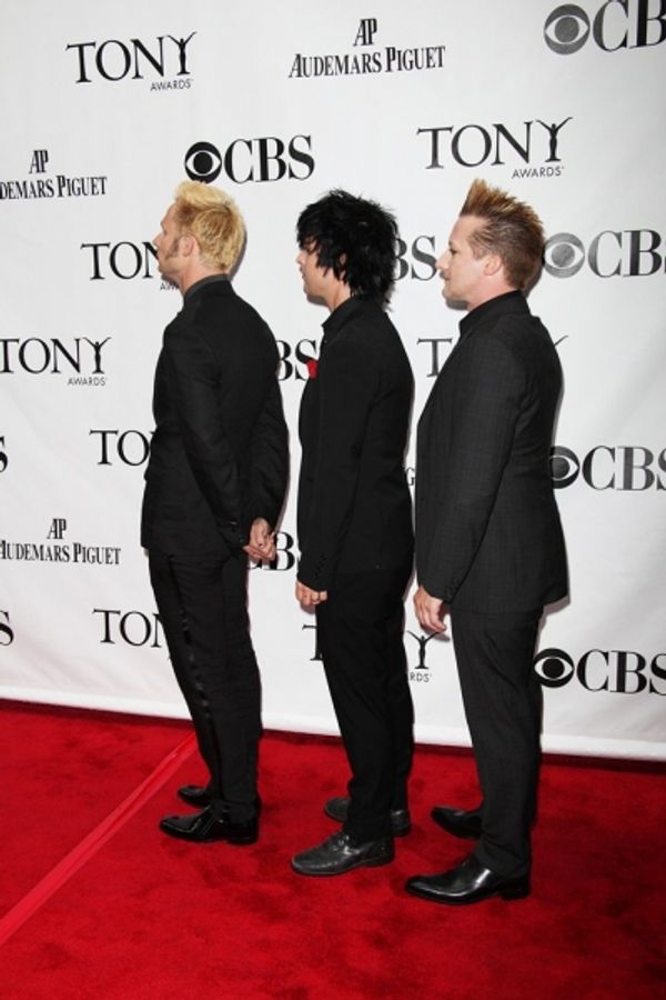 Mike Dirnt, Billie Joe Armstrong and Tre Cool of Green Day Photo