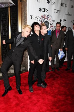 Mike Dirnt, Billie Joe Armstrong and Tre Cool of Green Day Photo