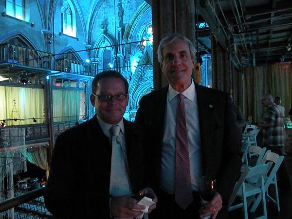 James Embden (husband of NYTW Board Member, Barbara Cutler) and NYTW Managing Directo Photo