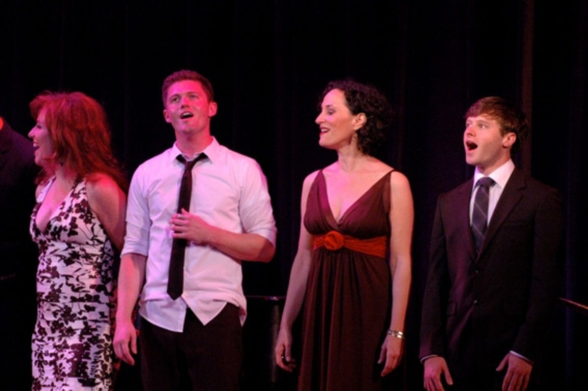 Debbie Gravite, Spencer Liff, Barbara Walsh and Bobby Steggert at 