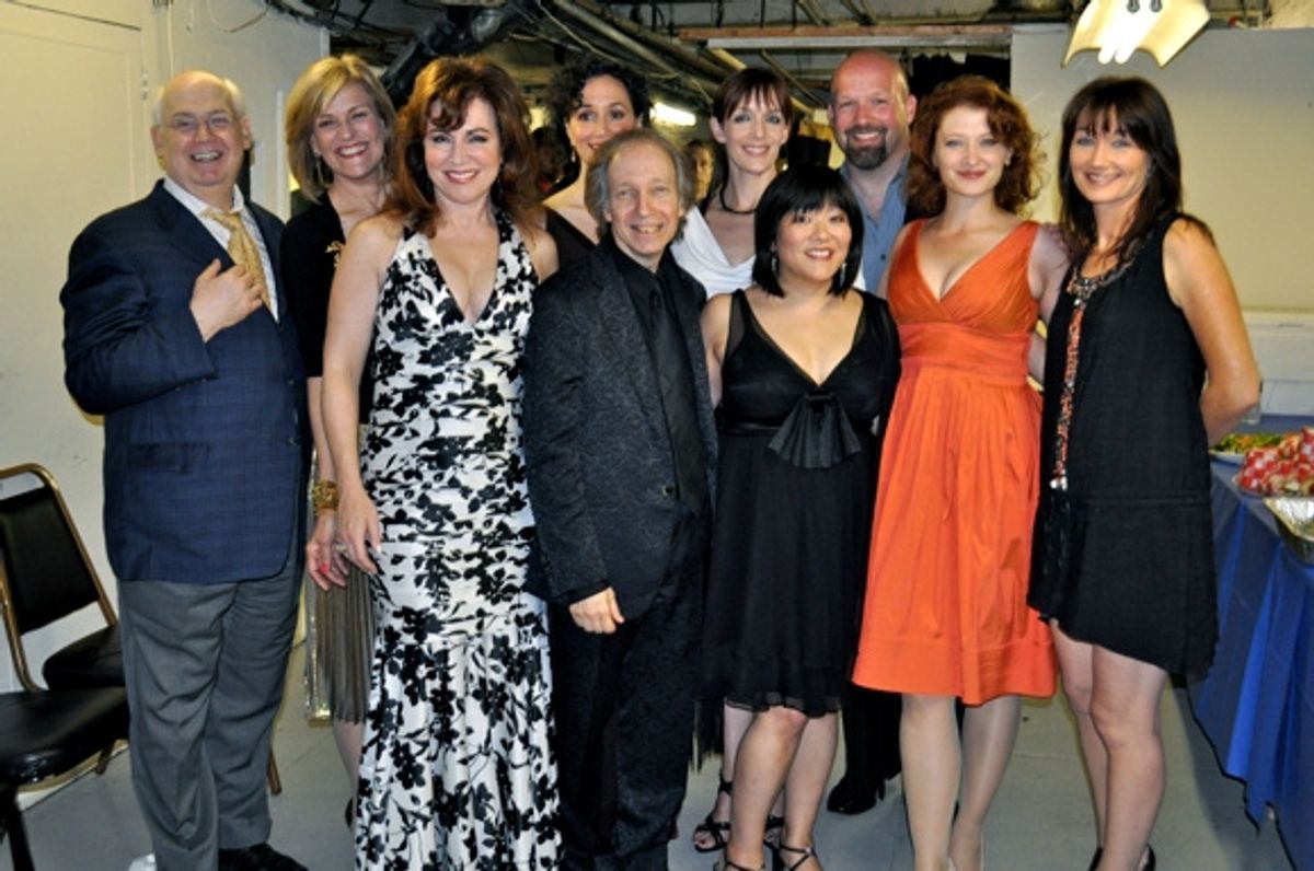 Lawrence Zucker (Artistic Director), Karen Mason, Debbie Gravite, Barbara Walsh, Scott Siegel, Julia Murney, Ann Harada,Scott Coulter,  Kerry O'Malley and Lari White at 