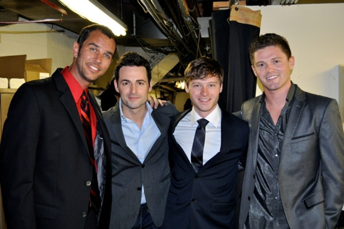 Douglas Ladnier, Max VonEssen, Bobby Steggert and Spencer Liff at 