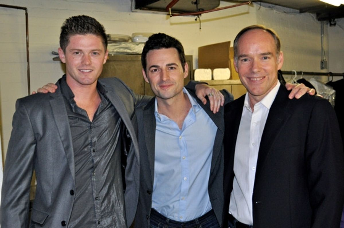 Spencer Liff, Max VonEssen and Michael Winther at 