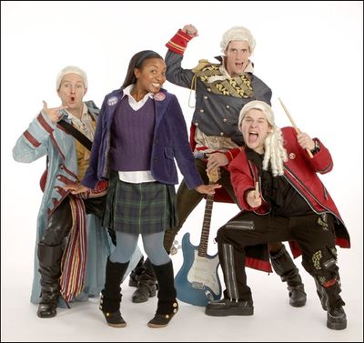 Jamie LaVerdiere, Badia Farha, Colin McAdoo and F. Michael Haynie Photo