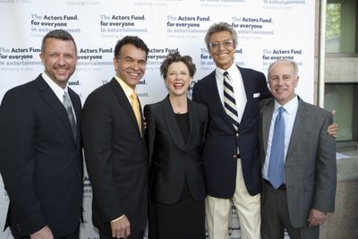 Keith McNutt, Brian Stokes Mitchell, Annette Bening, Tommy Tune and Joe Benincasa Photo