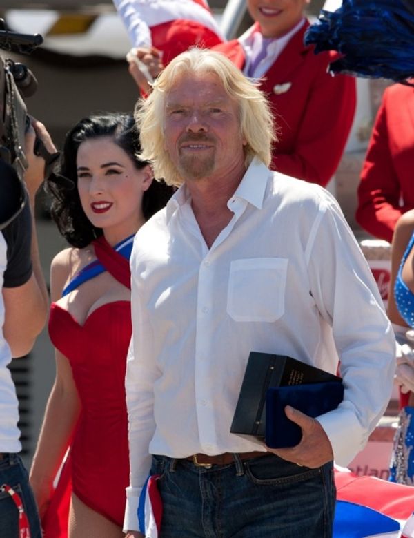 Dita Von Teese and Sir Richard Branson Photo