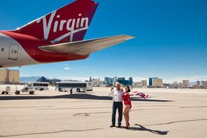Sir Richard Branson and Dita Von Teese @ BroadwayWorld Sir Richard Branson and Dita Von Teese Photo