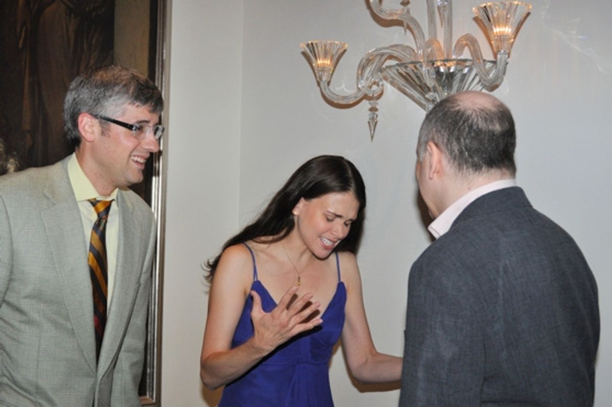 Mo Rocca, Sutton Foster and Charles Busch at 