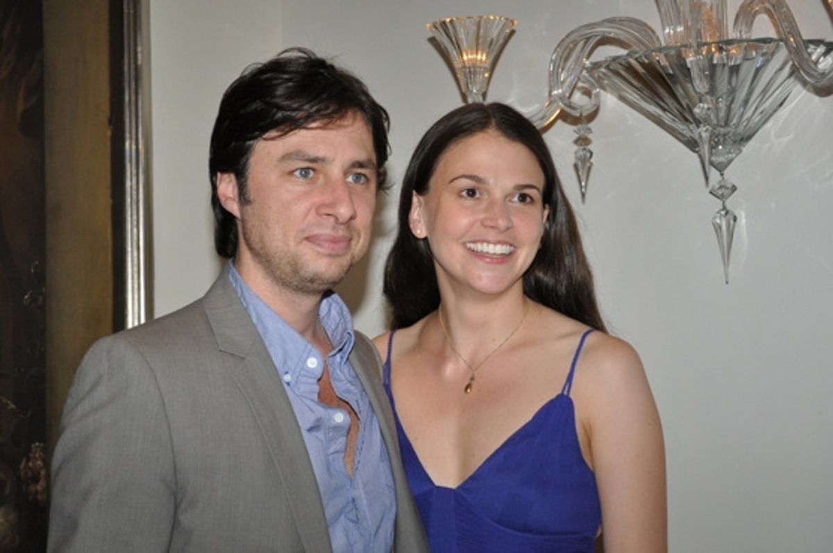Zach Braff and Sutton Foster at 