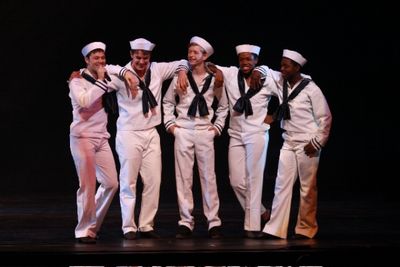 James Kinney (Sweet Charity) performs New York, New York with BDF Students Photo
