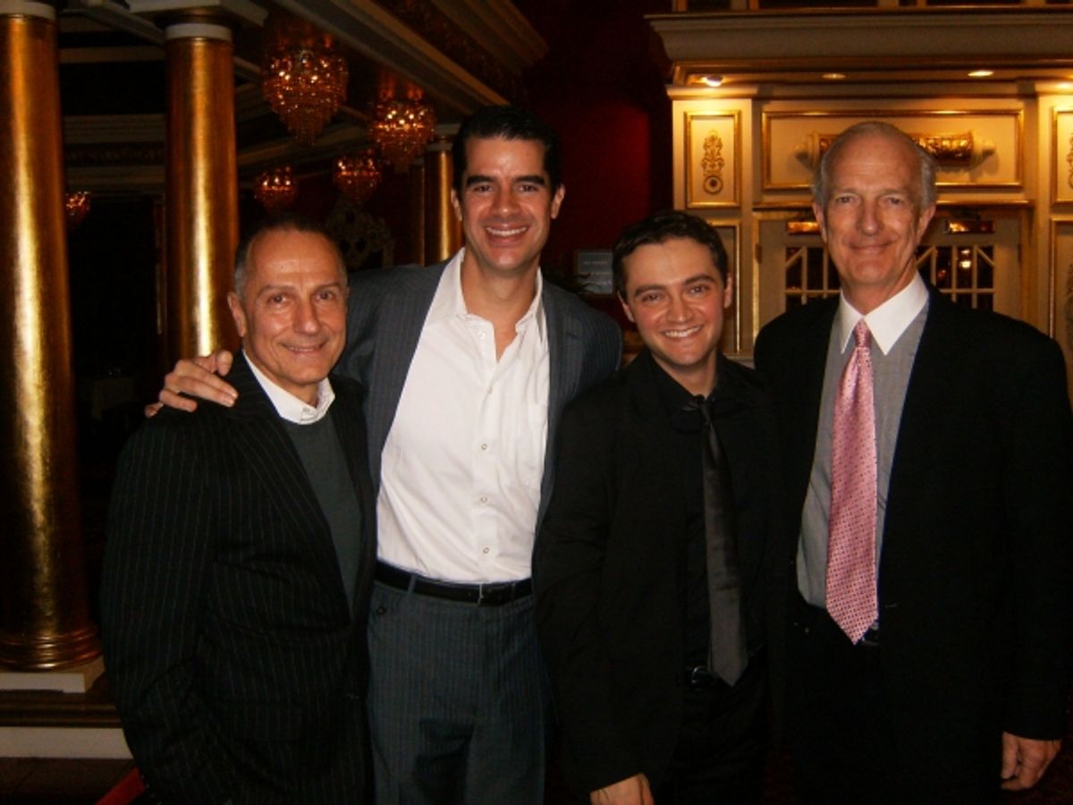 Jim Corti, Rod Thomas, Alan Schmuckler and Joe D. Lauck at 