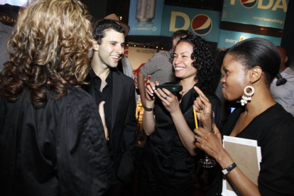 Fred Berman and Marey Griffith (Associate Choreographer) and Ruthlyn Salomons (Dance Supervisor) at 