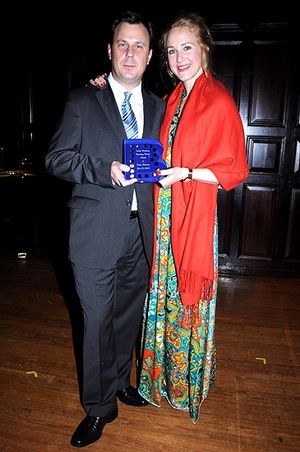 Brooks Ashmanskas & Katie Finneran @ BroadwayWorld Brooks Ashmanskas & Katie Finneran Photo