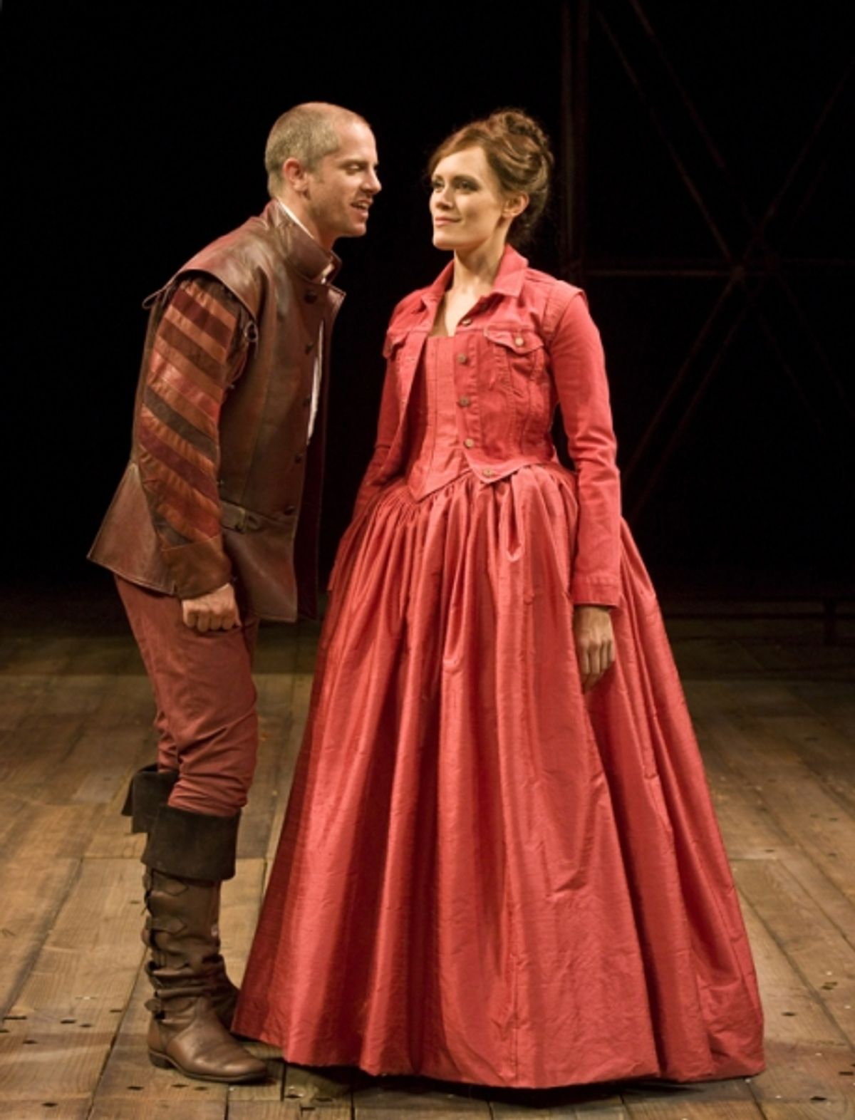 Jonno Roberts and Emily Swallow at 