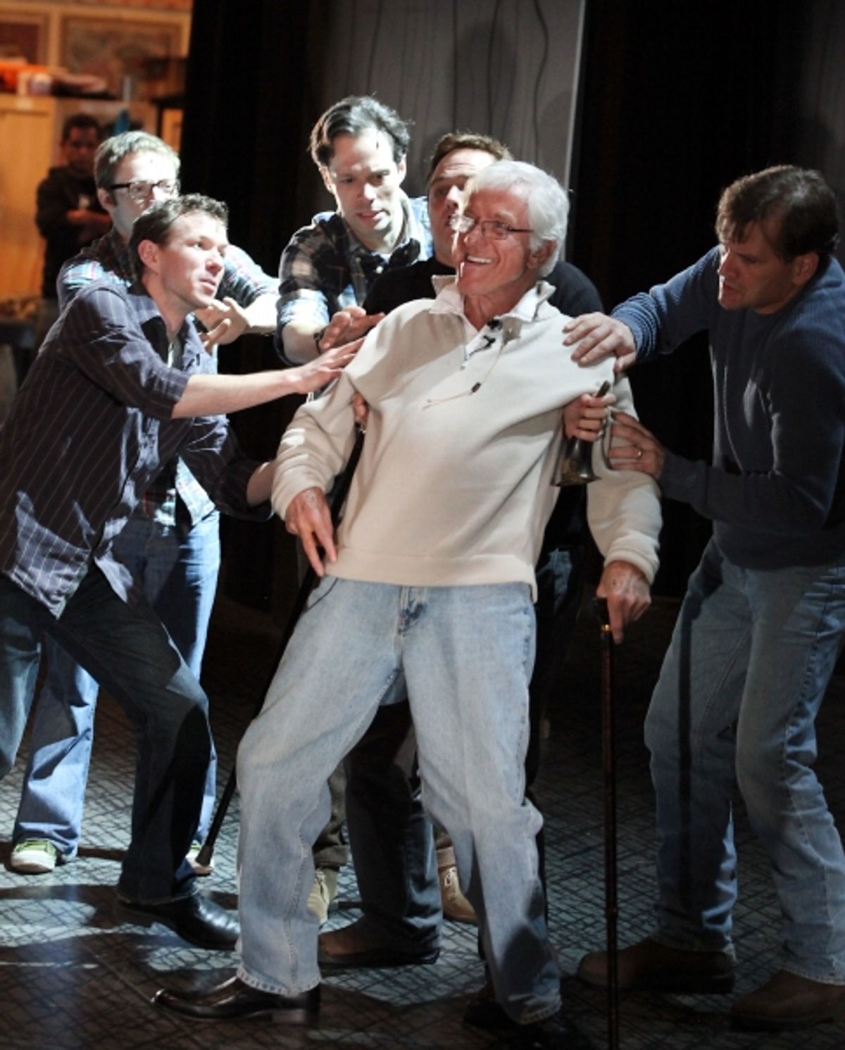 Dick Van Dyke & Cast of Mary Poppins at 