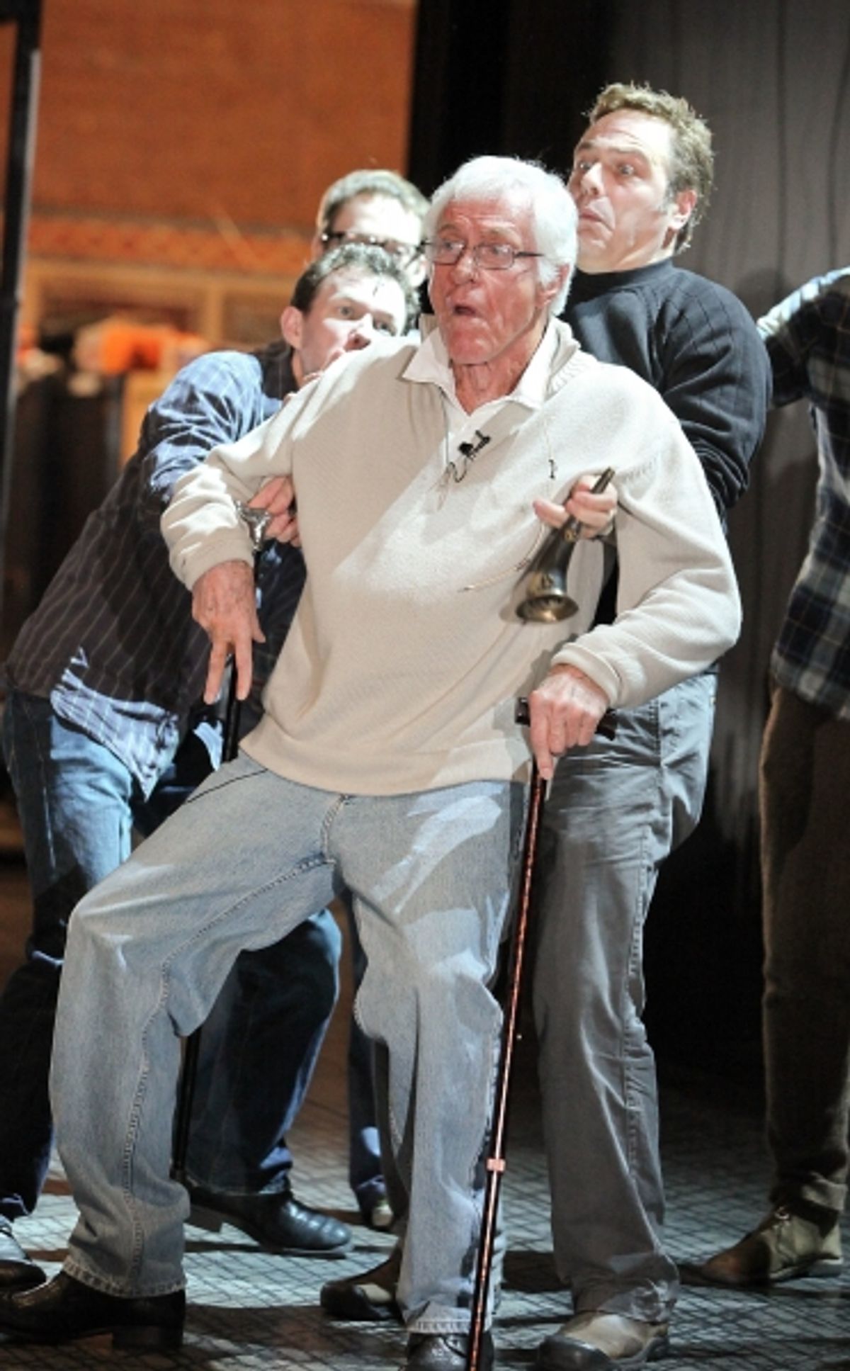 Dick Van Dyke & Cast of Mary Poppins at 