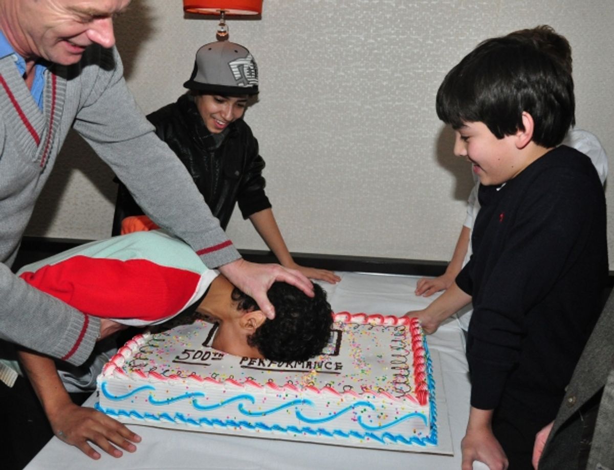 Stephen Daldry, Liam Redhead, Dayton Tavares, Alex Ko at 