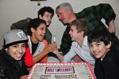Dayton Tavares, Liam Redhead, Trent Kowalik, Gregory Jbara, Michael Dameski, Alex Ko Photo