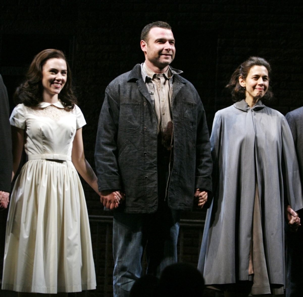 Scarlett Johansson, Liev Schreiber, Jessica Hecht at 