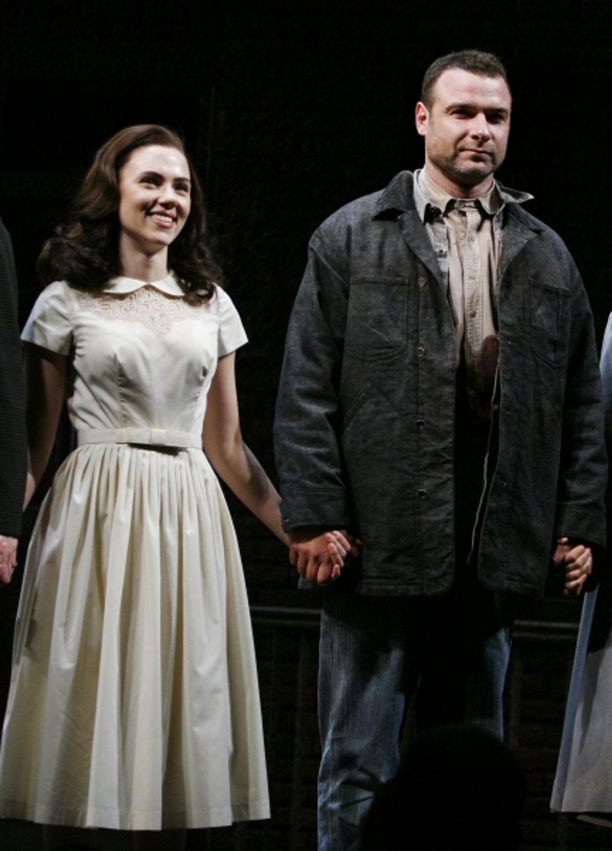 Scarlett Johansson and Liev Schreiber at 