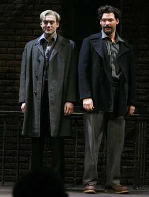 Morgan Spector & Corey Stoll @ BroadwayWorld Morgan Spector & Corey Stoll Photo