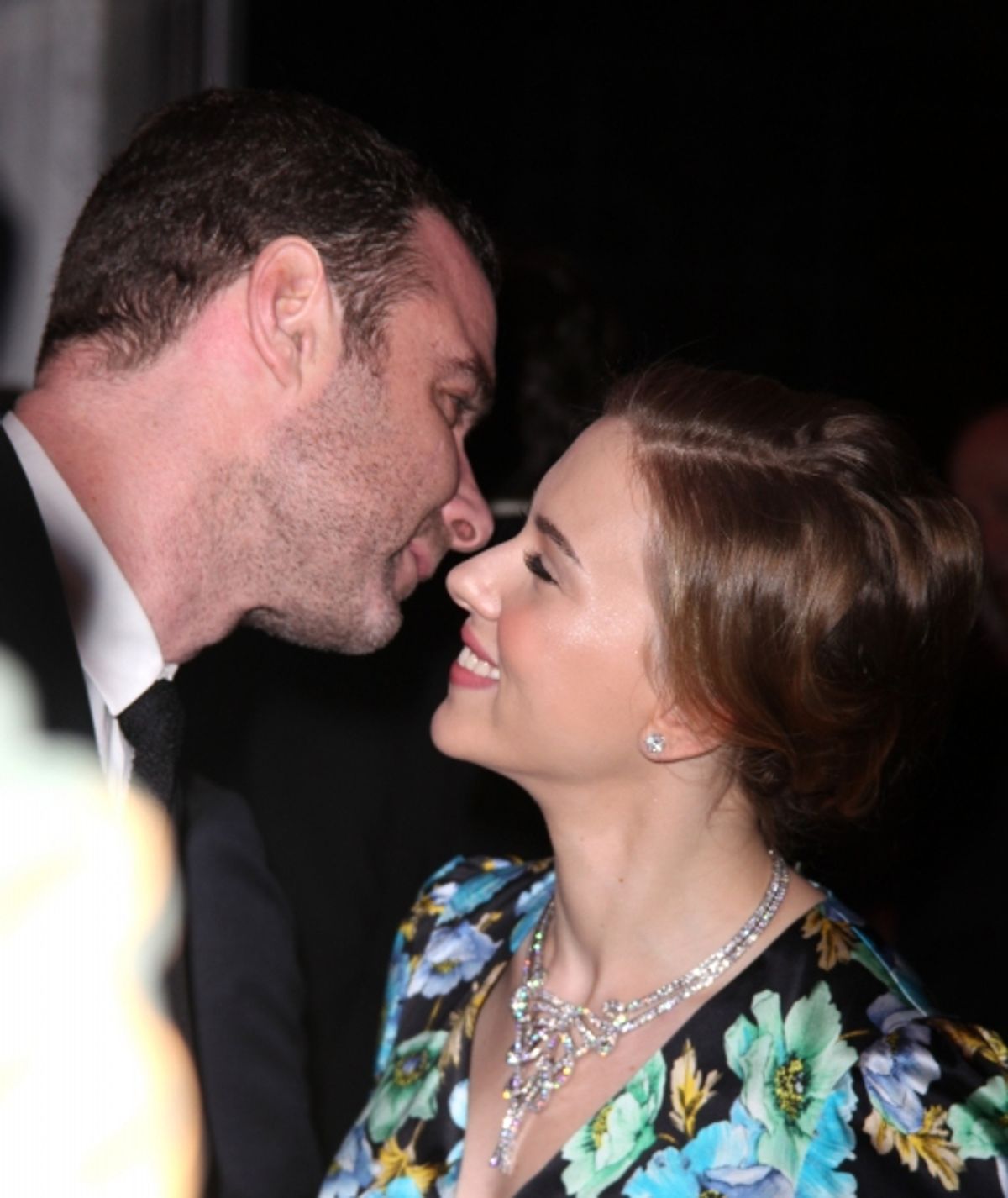 Liev Schreiber & Scarlett Johansson at 