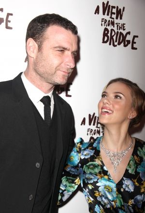 Liev Schreiber & Scarlett Johansson @ BroadwayWorld Liev Schreiber & Scarlett Johansson Photo