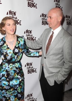 Scarlett Johansson and Gregory Mosher @ BroadwayWorld Scarlett Johansson and Gregory Mosher Photo