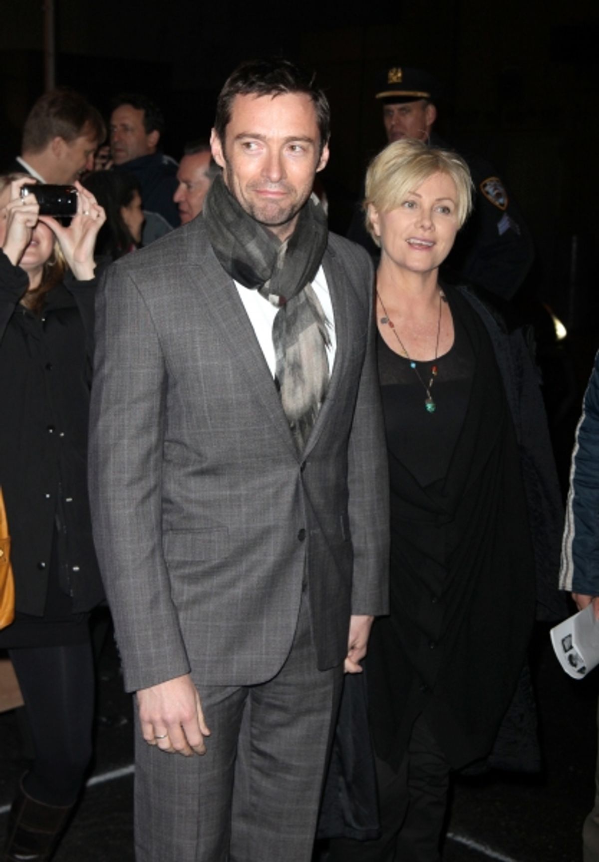 Hugh Jackman and Deborra-Lee Furness at 