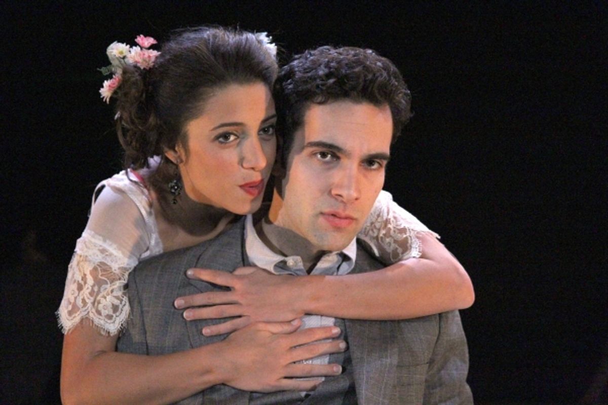 Christina Broccolini (Sybil) and Wil Petre (Dorian Gray) at 