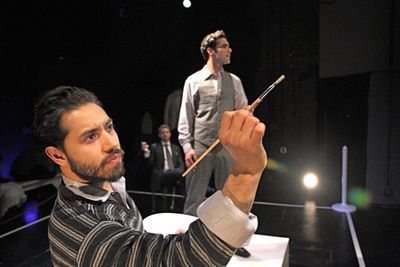 Leif Huckman (Basil) and Wil Petre (Dorian Gray) Photo