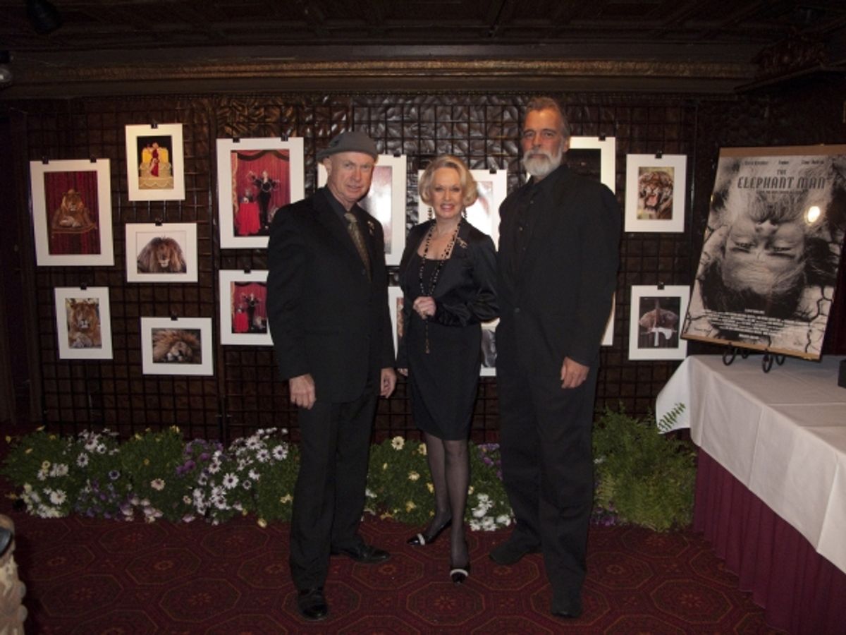 Photographer Bill Dow, Tippi Hedren and Shambala Director Chris Gallucci at 