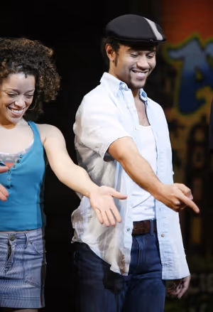 Marcy Harriell and Corbin Bleu Photo