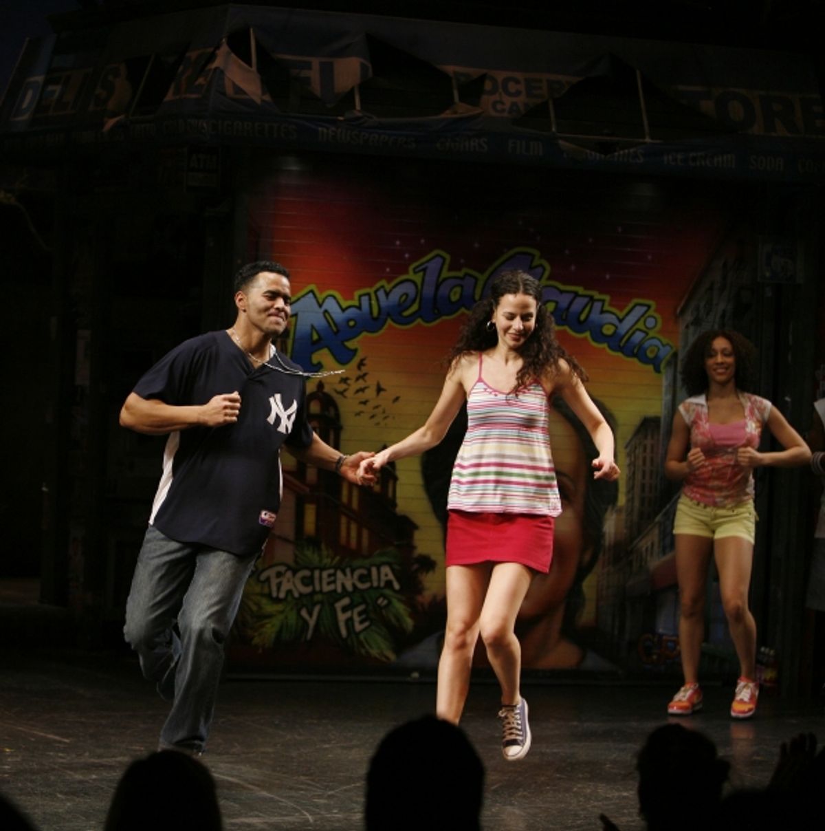 Chris Jackson and Mandy Gonzalez at 