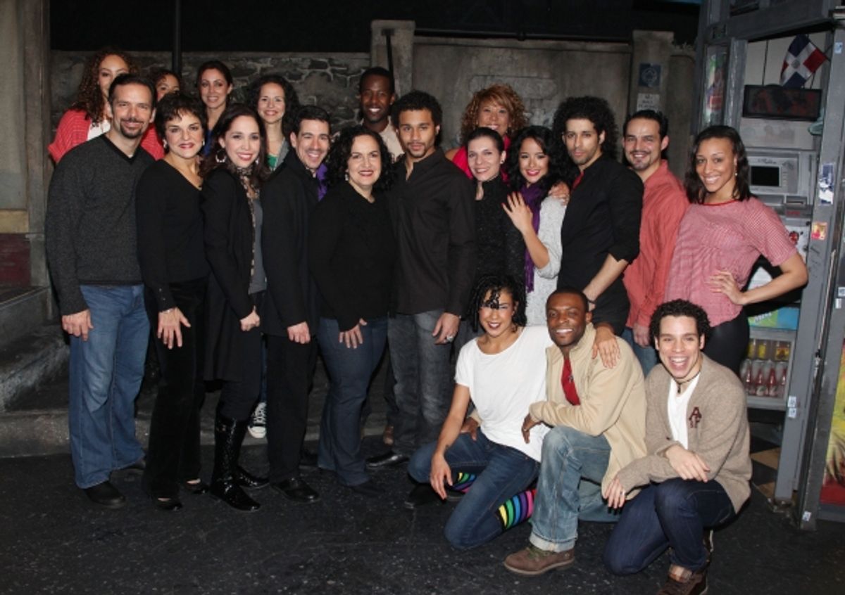 Backstage with Corbin Bleu at IN THE HEIGHTS at 