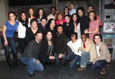 Corbin Bleu with the cast of IN THE HEIGHTS!
 Photo