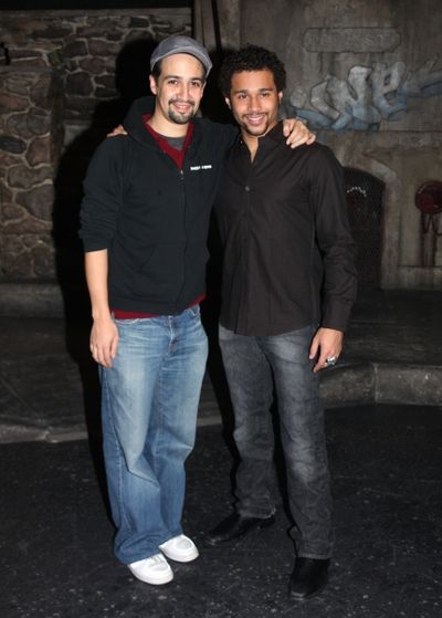 Lin-Manuel Miranda and Corbin Bleu Photo