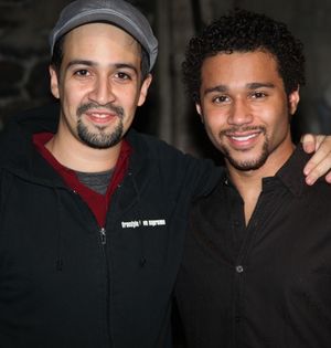 Lin-Manuel Miranda and Corbin Bleu Photo