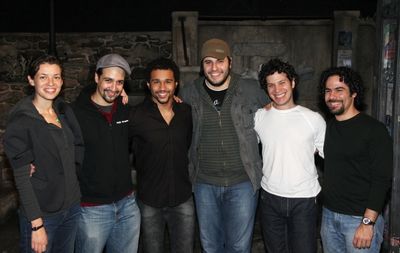 Quiara Alegria Hudes, Lin-Manuel Miranda, Corbin Bleu, Bill Sherman, Thomas Kail and  Photo