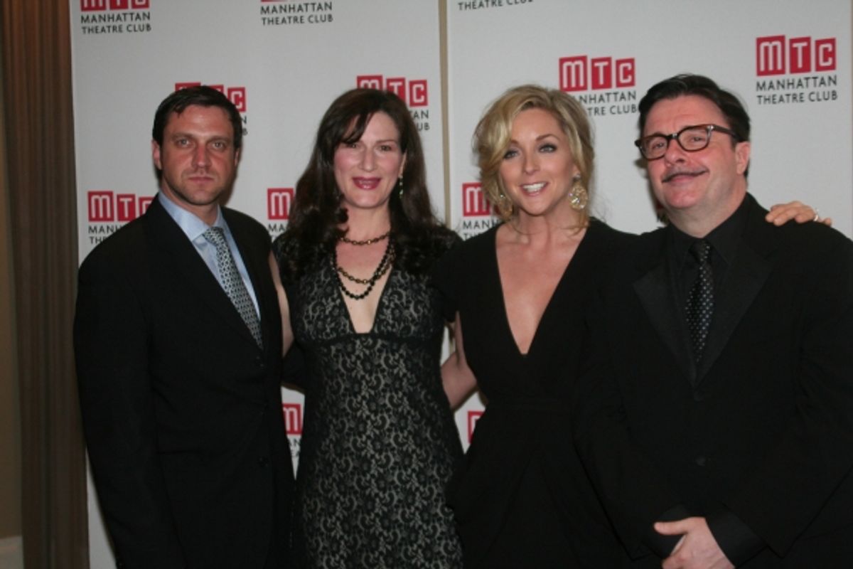 Raul Esparza, Ana Gasteyer, Jane Krakowski and Nathan Lane at 