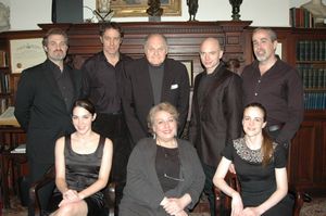 Marc Kudisch, Rufus Collins, George S. Irving, Michael Cerveris, David Belcher, Kelli Photo