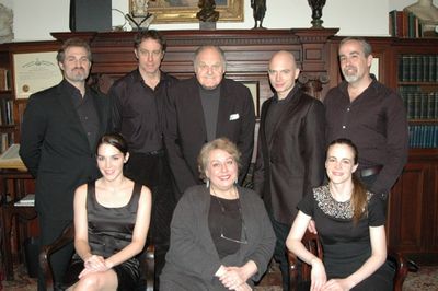 Marc Kudisch, Rufus Collins, George S. Irving, Michael Cerveris, David Belcher, Kelli Photo