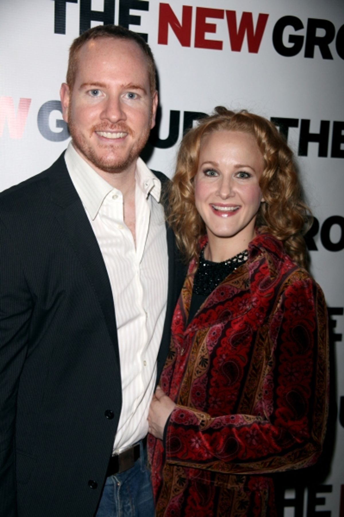 Darren Goldstein & Katie Finneran at The New Group Gala - Part 1